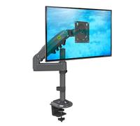 Ergosolid Support Ecran PC Moniteur de 17-30 Pouces, Bras pour Écran PC Rotatif à 360°, Réglable en Hauteur, VESA 75mm et 100mm, Capacité de Charge Accrue de 2-9kg