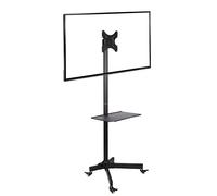 Ergosolid Falco-22 - Pied a roulettes réglable pour TV LCD LED 48cm -94cm (19-37) jusqu'a 20 kg Inclinaison Pivot G