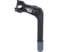 ergotec 1-1/8 Potence Octopus 2, tige : 180 mm, longueur : 90 mm, guidon : 25,4 mm, Niro/Alu, SL4, noir
