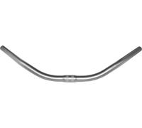 ergotec 19276001 Cintre de guidon Moon Cruiser acier, Ø 25,4mm, 610mm, look alu, 53°, argent