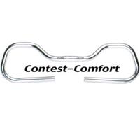 ergotec 19420001 Cintre de guidon Contest Comfort Alu, Ø25,4mm, 570mm, anodisé, 0°, argent