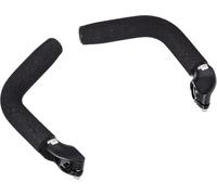 Humpert Embouts de cintre ergotec Evo-Touring Aluminium AL6061-T6 Grip soft Noir L
