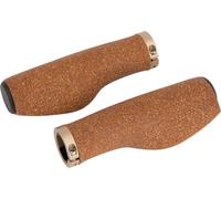 ergotec 61612001 Kyoto Poignées à visser MTB / ATB, liège, 130 mm, Ø 22 mm, naturel (1 paire)