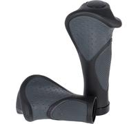 ergotec 61647001 Poignées ergonomiques MTB / ATB Frisco 2, Kraton et gel, 140/95 mm, Ø 22 mm, noir/gris (1 paire)