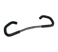 Ergotec Ahs-Basic Sport 25.4 Cintre Aluminium Al6061-T6 Avec Embouts De Cintre Inclus, Grips Comfort Et Soft Noir/Sable Noir