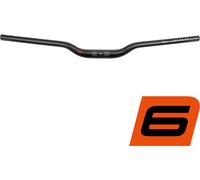 Ergotec Arceau ERGO PLUS SERIES L, 12°, Ø = 31,8mm, aluminium, noir, SL 6