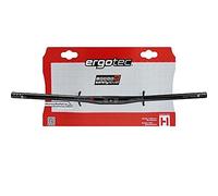 ergotec Cintre FLAT BAR 31,8 Alu, noir/mat, Ø31,8mm, 780mm, 12°/0°, noir