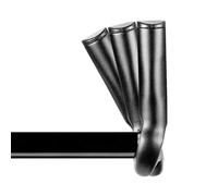 Humpert Embouts de guidon Ergotec EVO 1 Noir