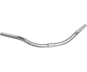 ERGOTEC handlebar Moon-Cruiser 25.4, GW610, GL180, GH55, 53° aluminium silver