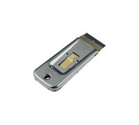 Ergotec Lot de 25 lames de rechange pour grattoir à verre double bord 10,2 cm