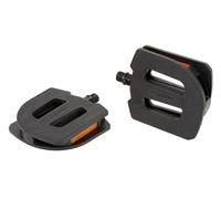 ergotec Pédale plastique EP-S, 9/16', avec réflecteurs, noir (1 paire)