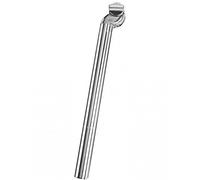 ergotec Seat Post CNC 25.4 x 350, Patent AL6061 T6, Offset 18 mm Silver