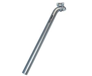 ergotec Seat Post Hook 25.4 x 400 AL6061 T6, Offset 25 mm Silver Polished