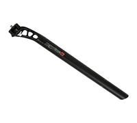 ergotec Seat Post Hook Evolution, 27.2 x 400 AL6061 T6, Offset 15 mm Black Sand. Mixte-Adulte, Noir/Sable, 27,2 MM