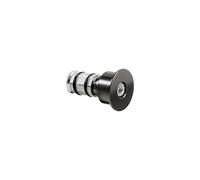 Humpert ergotec Adaptateur pour rétroviseur sur guidon M-88 Noir/Argent