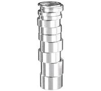 ergotec Spacer 1 1/8 Zoll (Alu) for Ahead Vorbau-Systeme 2/5/10/15/20 mm Silb