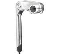 Ergotec Kobra Vario 25.4/22.2 Mm 180 Mm Adjustable Stem Gris 90 mm / -10º/+50º Silver