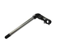 Ergotec Kobra Vario 25.4/22.2 Mm 300 Mm Adjustable Stem Argenté 110 mm / -10º - 50º