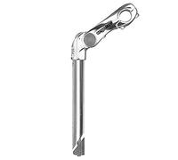 ERGOTEC Potence Kobra Vario Tu. 22,2/25,4 mm 300/110 mm AL356.2/Inox réglable argenté
