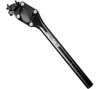 Ergotec tige de selle Springy SP-705N 31,6 x 350 mm aluminium noir Zwart G