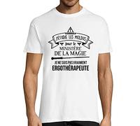 Ergothérapeute T-Shirt Homme Collection J'étudie Les Moldus pour Le Ministère de la Magie | Tee Shirt Métier/Travail Humour Fun drôle pour Les Sorciers en Mission XL