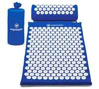 Ergotopia Tapis d'acupression pour une détente apaisante - Tapis de massage pour des moments calmes et une meilleure circulation sanguine - Avec coussin d'acupression