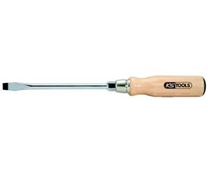 ERGOTORQUE WOOD Destornillador con mango de madera, ranurado, 10mm