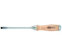 ERGOTORQUE WOODmax Destornillador con mango de madera, ranurado, 7x125mm