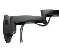 Ergotron 200 Series - Kit de montage (bras mural) - pour moniteur - acier - noir - Taille d'écran : jusqu'à 81,3 cm (jusqu'à 32 pouces)