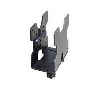Ergotron 80-107-200 Support CPU Bureau Noir, montage VESA 75/100mm, charge max 2.7kg, compatible client léger/Mac mini, acier, dimensions colis 180x110x150mm.