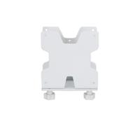 Ergotron 80-107-216 Blanc : Support Universel Acier pour Client Léger/Mini-PC, VESA 75/100mm, Charge Max 2.7kg, Montage Multi-Surfaces