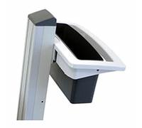 Ergotron Neo-Flex Basket and Handle Kit - Kit de montage (poignée, panier) - bicolore gris - montable sur chariot - pour P/N: 24-205-214, 24-206-214