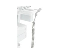 Ergotron 97-917 : Câble d'alimentation Blanc, 10A, pour StyleView SV42/SV44 - Poids 453g, dimensions packaging 229x83x121mm, code SH 84733080