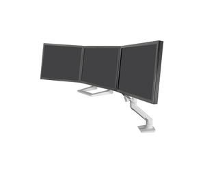 Ergotron 98-009-216 : Barre Tri-Écrans pour Bras HX, fixation murale VESA 75/100, écrans jusqu'à 24", charge max 4.6kg, inclinaison -75°/+75°, rotation 360°