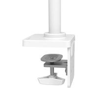 Ergotron Base standard LX Pro avec kit de conversion de pince de bureau en 2 parties - Module complémentaire pour bras de moniteur mural LX Pro, blanc