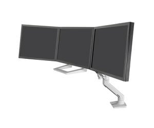 Ergotron Barre tri-écrans pour bras HX, Blanc, 4,6 kg, Mur, 75 x 75,100 x 100 mm, 61 cm (24'), -75 - 75° 98-009-216