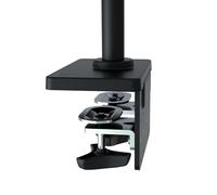 Ergotron Base multi-bras LX Pro avec kit de conversion de pince de bureau en 2 parties - Module complémentaire pour bras de moniteur mural LX Pro, noir mat