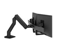 Ergotron Support de table pour écran HX Dual Arm – 2 écrans 38,1–81,3 cm – Noir rotatif, réglable
