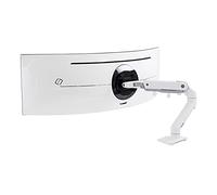 ERGOTRON HX Desk Monitor Arm with HD Pivot - Blanc