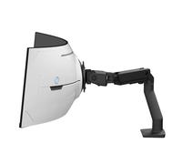 Ergotron - Bras HX HD VHD : Support Mono-écran, pour moniteurs incurvés 1000R jusqu'à 57 Pouces, 13-17kg, VESA - Pivot VHD, Blanc Mat (45-693-224)