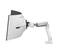 Ergotron - Bras HX HD VHD : Support Mono-écran, pour moniteurs incurvés 1000R jusqu'à 57 Pouces, 13-17kg, VESA - Blanc (45-693-216)
