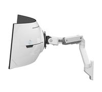 Ergotron - Bras HX HD VHD : Support Mural Mono-écran, pour moniteurs incurvés 1000R jusqu'à 57 Pouces, 13-17kg, VESA - Blanc (45-694-216)