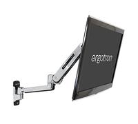 Ergotron – Bras LX assis-debout mono-écran mural VESA 42" 3,2–11,3kg Aluminium poli (45-353-026)