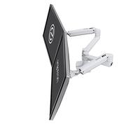 Ergotron - Bras LX bi-écran, Support de Bureau VESA. Convient à Deux moniteurs jusqu'à 27 Pouces, de 3,2 à 9,1kg chacun - Blanc (45-491-216)