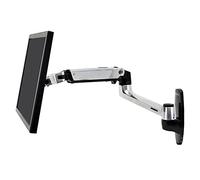 Ergotron Bras LX monoécran – Support mural VESA – Jusqu'à 34 pouces 3,2–11,3 kg Aluminium poli
