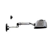 Ergotron LX Wall Mount Keyboard Arm Plateau articulé pour clavier/souris aluminium poli