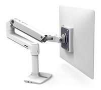 Ergotron – Bras moniteur LX Premium – Jusqu'à 34 pouces, 3,2–11,3 kg, VESA 75/100 – Blanc