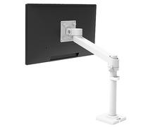 ERGOTRON Bras pour écran NX Noir - Support de bureau pour écrans jusqu'à env. 34" BZW, jusqu'à 8 kg, hauteur réglable manuellement de 19,9 à 44,7 cm, norme VESA, garantie 5 ans (Blanc)