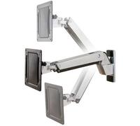 ERGOTRON Bras support d'écran plat - Aluminium poli, Noir - 76,2 cm à 139,7 cm - 18,14 kg Max