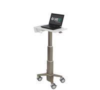 Ergotron Chariot pour ordinateur portable CareFit Slim, aluminium, blanc/gris, jusqu'à 15,6 pouces